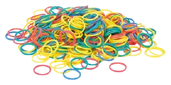 Bifull Gomas Elásticas Colores 30 mm 40 Unidades