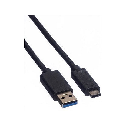 ROLINE Cable USB 3.2 Gen 1 A a C 0,5 m Negro