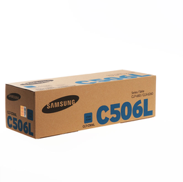 Samsung Tóner CLT-C506L / SU038A Cian XL para Impresoras Samsung