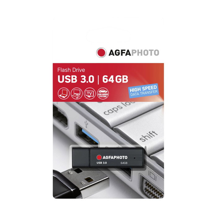 AgfaPhoto STICK 10571 USB 3.2 Gen 1 64GB Negro