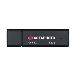 AgfaPhoto 10571 Stick USB 3.2 Gen 1 64GB Negro - Unidad Flash