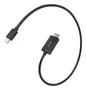 Aisens Cable Conversor Mini DisplayPort a HDMI 4K@60Hz, 0,6m, Negro