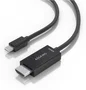 Aisens Cable Conversor Mini DisplayPort a HDMI 4K@60Hz, 0,6m, Negro