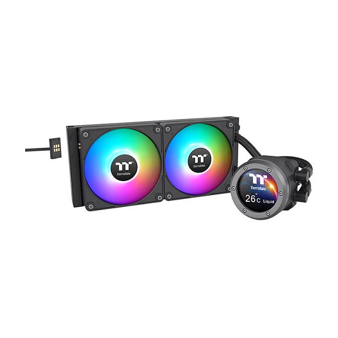 Thermaltake TH240 V2 Ultra EX ARGB - Refrigeración Líquida AIO para CPU, Kit de 240mm con 2 Ventiladores de 120mm ARGB, Negro (CL-W414-PL12SW-A) Thermaltake TH240 V2 Ultra EX ARGB - Refrigeración Líquida AIO para CPU, Kit de 240mm con 2 Ventiladores de 120mm ARGB, Negro (CL-W414-PL12SW-A)
