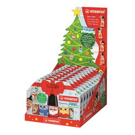 Stabilo Boss Mini Frosty Friends Rotuladores Fluorescentes Surtidos, Expositor de 10 Estuches de 5 Unidades
