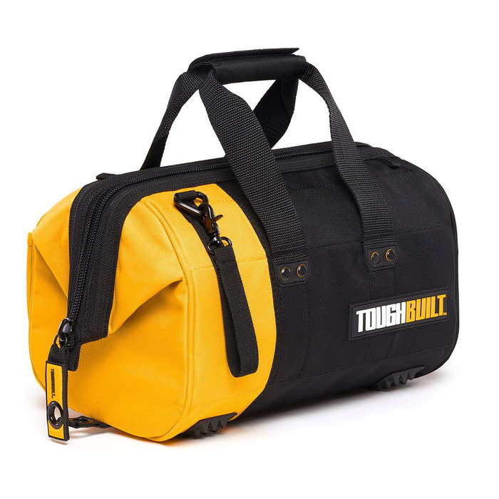 Toughbuilt Bolsa Massive Mouth 30 cm con Apertura Amplia para Herramientas, Capacidad 34 kg