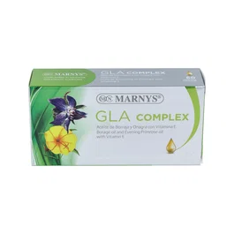 MARNYS GLA Complex 60 Perlas - Complemento Alimenticio con Aceite de Onagra, Borraja y Vitamina E - 60 Cápsulas
