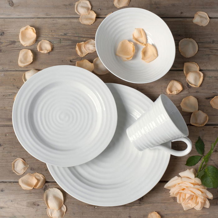 Portmeirion Bol Sophie Conran 19 cm (4 Unidades) Apto para Lavavajillas Microondas Horno