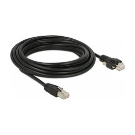 DeLOCK 85670 Cable de red Cat6 S/FTP RJ45 a RJ45 con tornillos 5 m