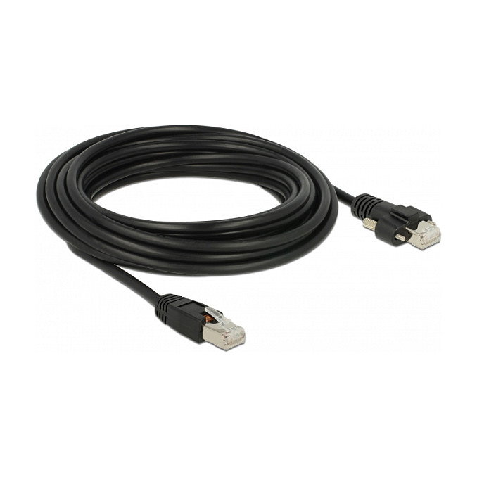 DeLOCK 85670 Cable de red Cat6 S/FTP RJ45 a RJ45 con tornillos 5 m DeLOCK 85670 Cable de red Cat6 S/FTP RJ45 a RJ45 con tornillos 5 m