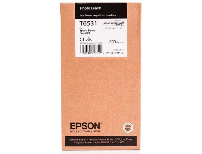 Epson GF Stylus Pro 4900 Tinta Negra Foto 200 ml