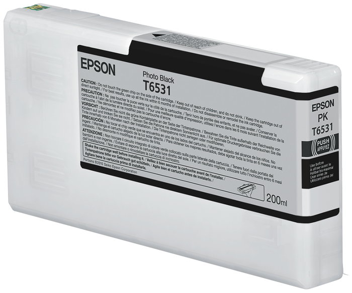 Epson Cartucho Negro Foto T6531 200 ml para Stylus Pro 4900 Epson Cartucho Negro Foto T6531 200 ml para Stylus Pro 4900