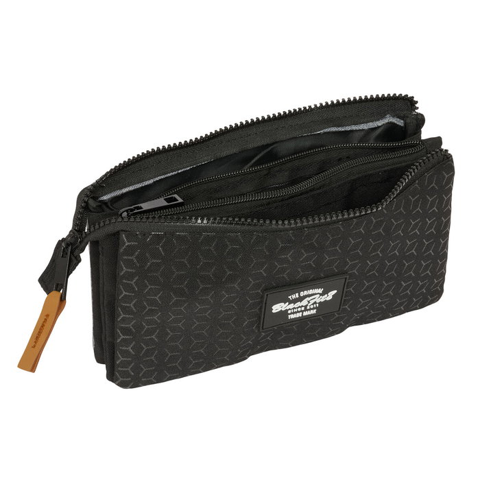 Portatodo BlackFit8 Old school Negro Gris 22 x 12 x 3 cm Portatodo BlackFit8 Old school Negro Gris 22 x 12 x 3 cm