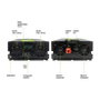 Green Cell PowerInverter LCD 12V 2000W/4000W Onda Senoidal Pura
