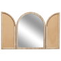 Home Deco Factory Espejo Con Contraventanas Bali Colección Mirage - Espejo de Vidrio y Madera MDF