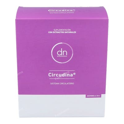 DIRECT NUTRITION Circudina 20Sticks para Circulación, Complejo Herbario con Vitamina E y Colágeno Marino