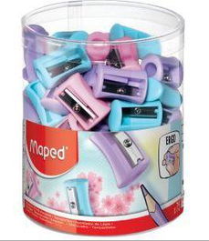 Maped Vivo Afilalápices 1 Agujero Surtidos Pastel Expositor 75U