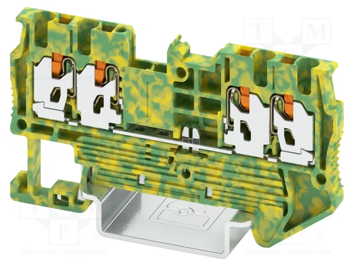 PHOENIX CONTACT XT1.5-QUATTRO-PE Conector de carril de 4 bornas PHOENIX CONTACT XT1.5-QUATTRO-PE Conector de carril de 4 bornas