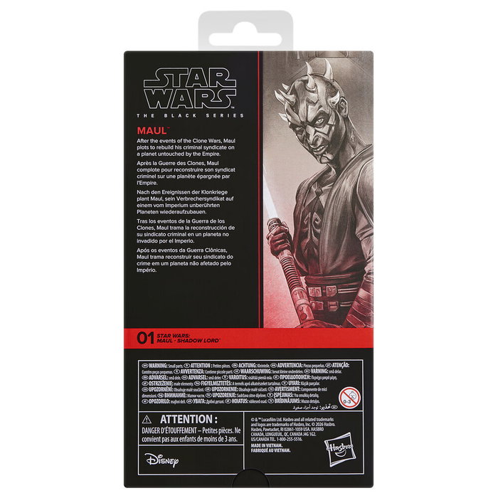 Hasbro Star Wars The Black Series Maul - Shadow Lord Maul 15 cm Hasbro Star Wars The Black Series Maul - Shadow Lord Maul 15 cm