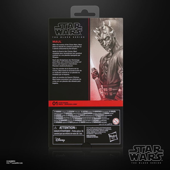 Hasbro Star Wars The Black Series Maul - Shadow Lord Maul 15 cm Hasbro Star Wars The Black Series Maul - Shadow Lord Maul 15 cm