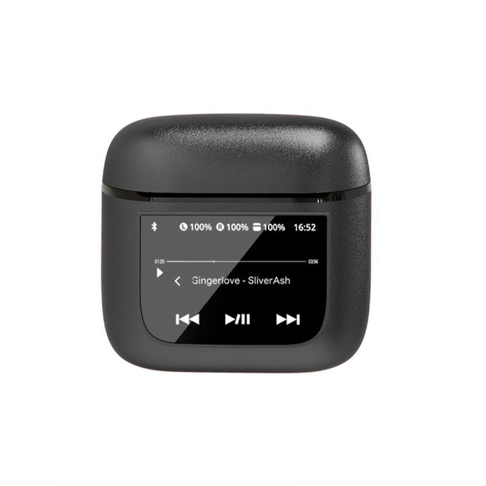 BLAUPUNKT AUDIO Auricular TWS Inalámbrico con Pantalla LCD y Cancelación Activa de Ruido ANC para una Experiencia de Sonido Premium