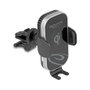 DeLOCK 66939 Soporte de Coche con Carga Inalámbrica Qi de 15 W y Enfriamiento