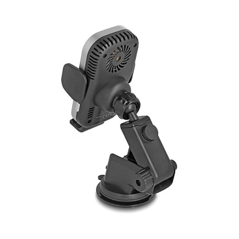 DeLOCK 66939 Soporte de Coche con Carga Inalámbrica Qi de 15 W y Enfriamiento