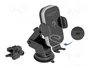 DeLOCK 66939 Soporte de Coche con Carga Inalámbrica Qi de 15 W y Enfriamiento