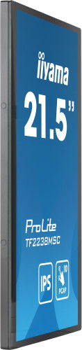 Iiyama TF2238MSC-B1 Monitor Táctil 22" Full HD 1920x1080 Negro IPS LED HDMI DP USB 5ms 600cd/m2 Pantalla Profesional Montaje VESA