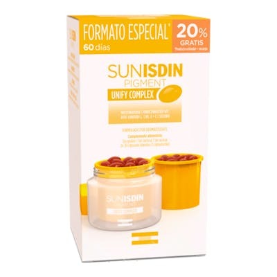 ISDIN SUNISDIN PIGMENT 30 +30 Cápsulas Duplo ISDIN SUNISDIN PIGMENT 30 +30 Cápsulas Duplo