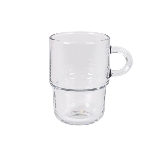 Lav Set de 6 Tazas o Mugs Apilables Cozy con Capacidad de 360 ml (12,5 cm Alto) (4 Cajas)