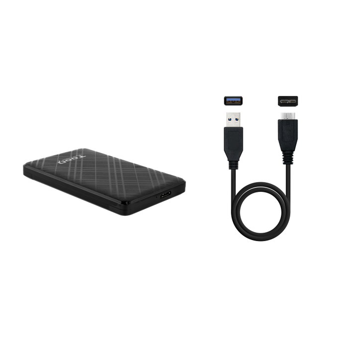 TOOQ Caja Externa para HDD/SSD 2.5 Pulgadas SATA USB 3.1 Negra TOOQ Caja Externa para HDD/SSD 2.5 Pulgadas SATA USB 3.1 Negra