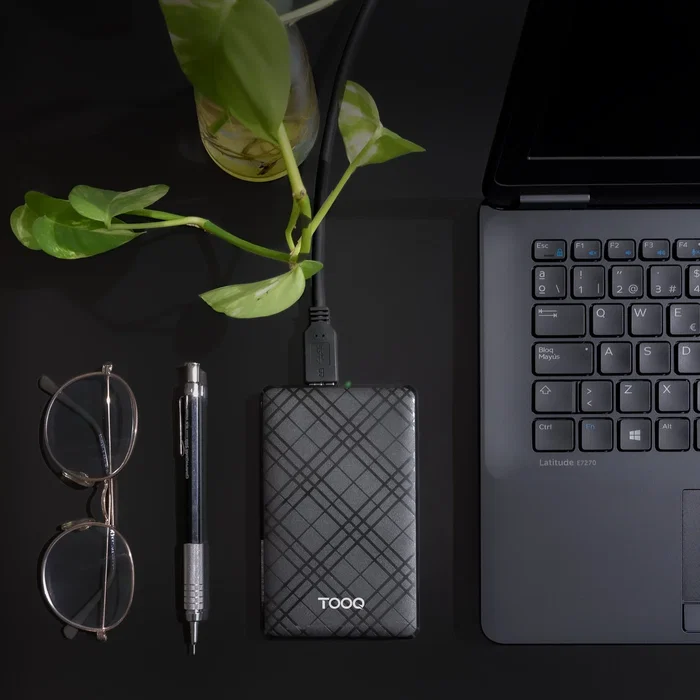 Tooq Caja Externa HDD/SSD 2.5 pulgadas SATA USB 3.1 Gen 1 Negra