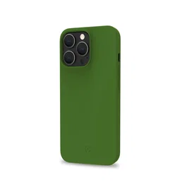 Celly Planet Funda para iPhone 14 Pro, Color Verde, TPU Resistente a Rayones, Diseño para Pantalla de 6.1 Pulgadas (15.5 cm)