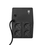 Trust PAXXON SAI/UPS de 1000VA/600W con 4 Salidas AC, Función AVR, Protección Sobretensión y Puerto USB para Ordenador, TV o Router, Formato Torre