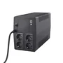 Trust PAXXON SAI/UPS de 1000VA/600W con 4 Salidas AC, Función AVR, Protección Sobretensión y Puerto USB para Ordenador, TV o Router, Formato Torre