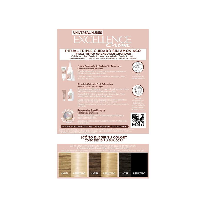 L'Oréal Paris Excellence Nudes Tinte 10u-lightest blonde L'Oréal Paris Excellence Nudes Tinte 10u-lightest blonde