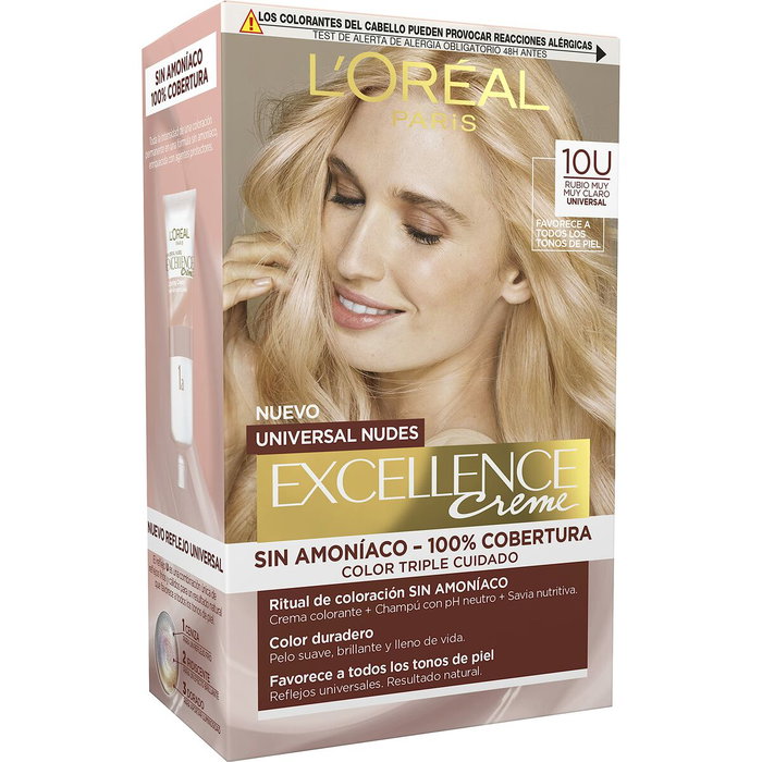 L'Oréal Paris Excellence Nudes Tinte 10u-lightest blonde L'Oréal Paris Excellence Nudes Tinte 10u-lightest blonde