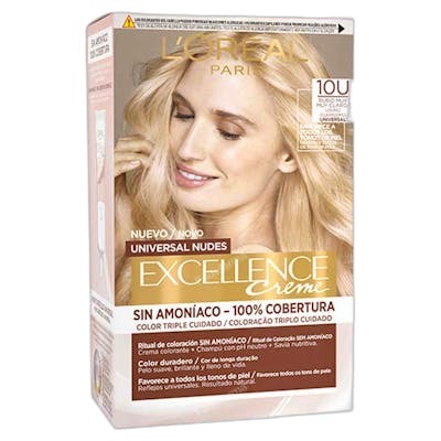 L'Oréal Paris Excellence Nudes Tinte 10u-lightest blonde L'Oréal Paris Excellence Nudes Tinte 10u-lightest blonde