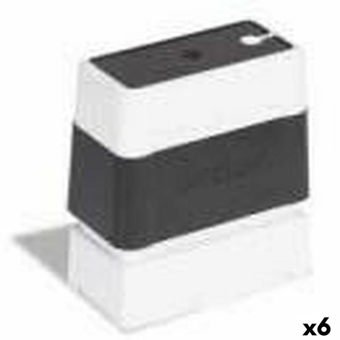 Brother Montura de Sello Automático 12 mm x 12 mm Negro (Pack de 6)