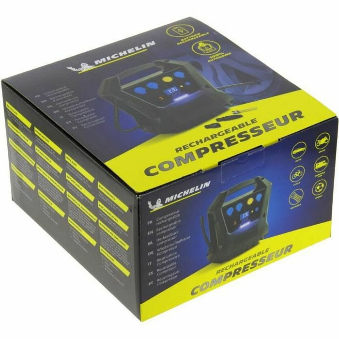 Michelin Compresor inalámbrico recargable 6,9 Bar - 100 PSI