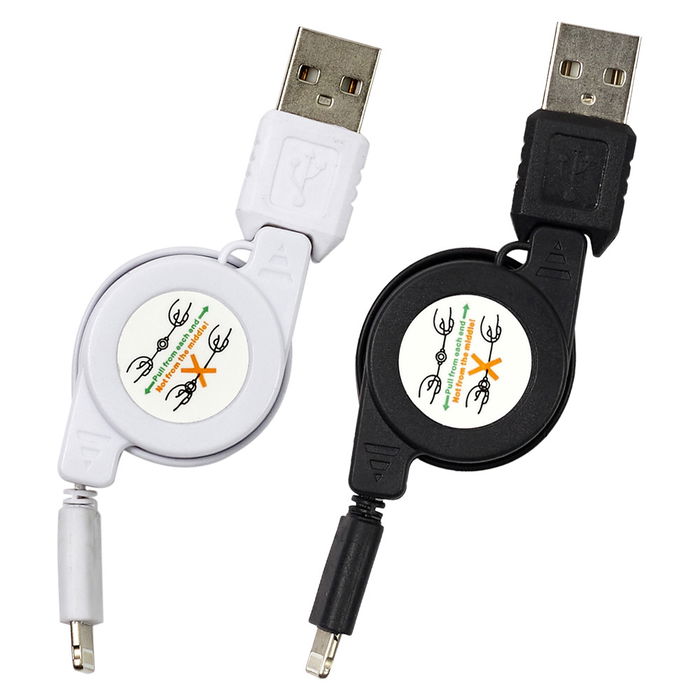 Be Mix Cable Carga Rápida Tipo C 6A para iPhone y iPad 1 Metro Retráctil