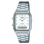 Reloj Analógico y Digital Casio Vintage Edgy AQ-230A-7DMQYES/ 39mm/ Plata