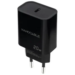 Nano Cable 10.10.2006 Cargador de Pared USB Tipo-C 20W Negro