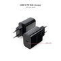 Nano Cable Cargador de Pared USB-C PD 20W Negro 10.10.2006