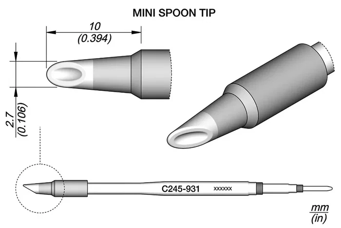 JBC TOOLS Pico Minionda 2,7mm
