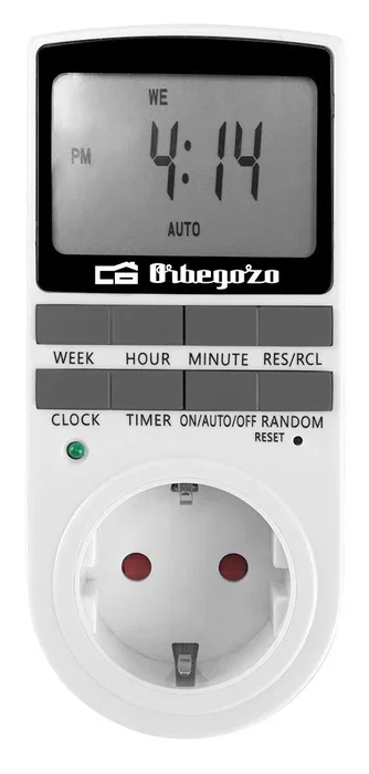 Orbegozo PG 25 Programador de enchufe semanal 3680W
