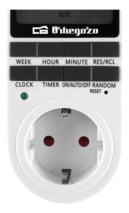 Orbegozo PG 25 Programador de enchufe semanal 3680W