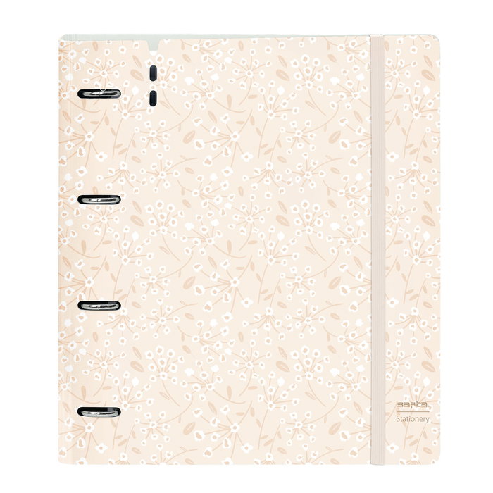 Carpeta de anillas Safta Light pink flowers