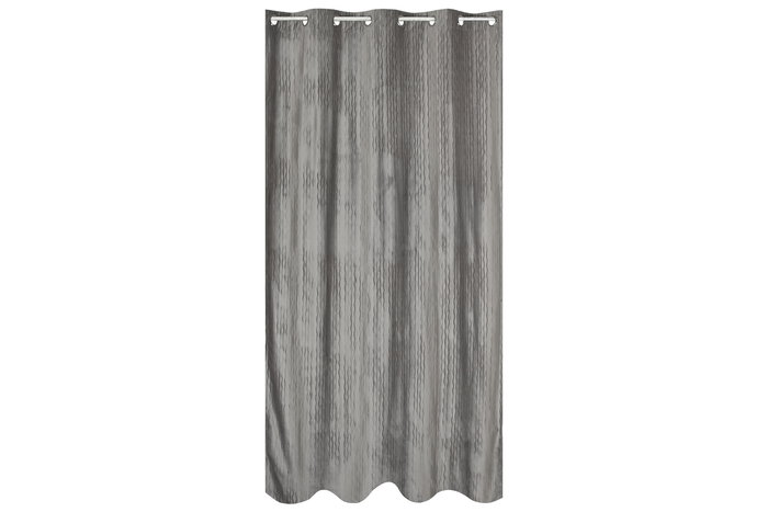 DKD Home Decor Cortina Gris Claro 260 x 140 cm (2 Unidades) Poliester